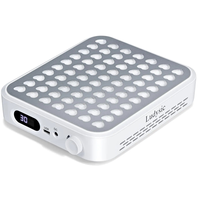 Ludysic Nail Dust Collector with 2 Reusable FiltersNail Vacuum Dust Collector Quiet for Nail Tech Art Powerful Nail Fan and Duster CollectorNail Vacuum Cleaner for Nail Polishing Salon and Home