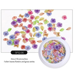 Nail Accessories with Flowers, Insects, Butterflies, Bears for gel nails